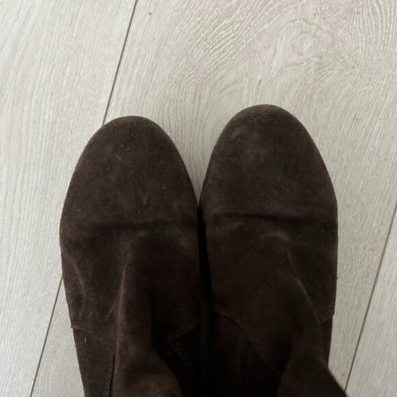 Brown Suede Boots - Picture 2 of 5